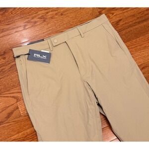 RLX Ralph Lauren Pants Mens 34x31 Tailored Fit Khaki Golf Performance Early Dev